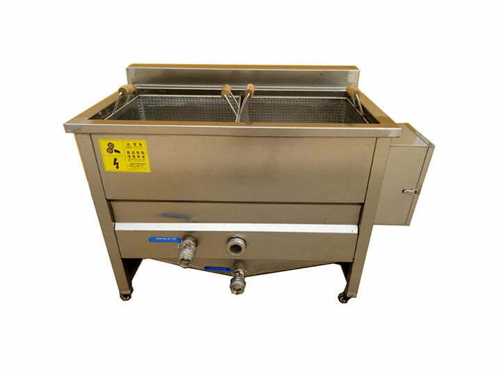 Commercial batch french fries frying machine