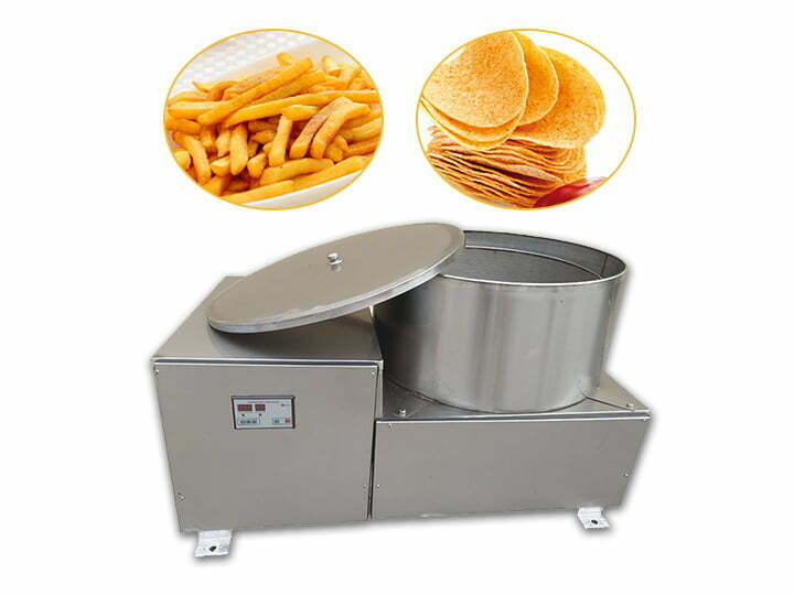 Potato chips deoiling machine