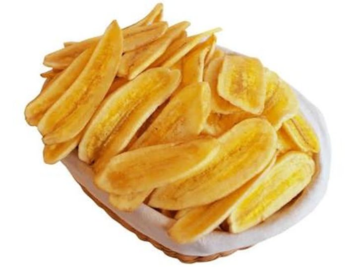 Fried banana slices