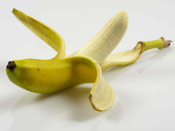 Peeled banana usage