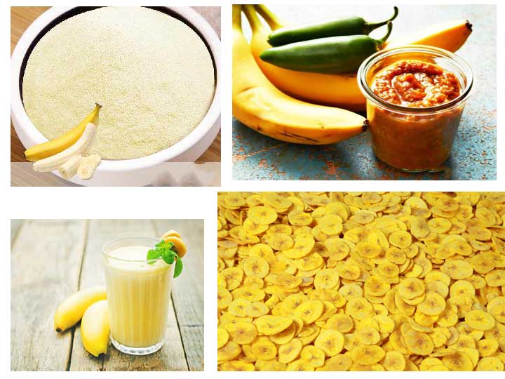 banana processing products