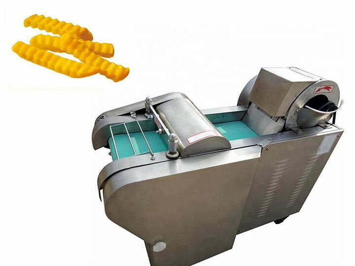 Crinkle cut fries cutter machine