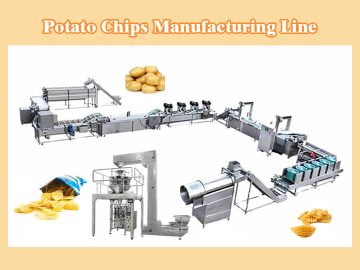 Промышленная машина для производства картофельных чипсов
