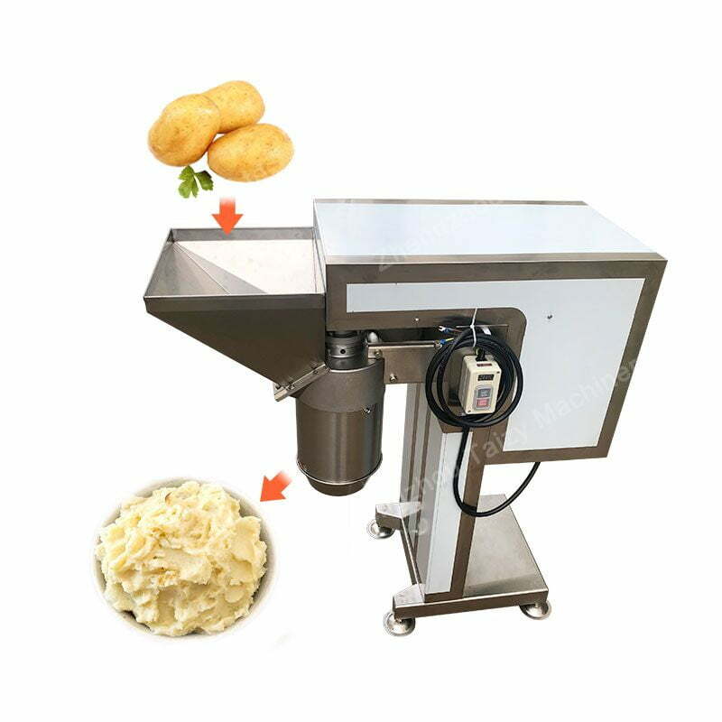 Potato crushing machine